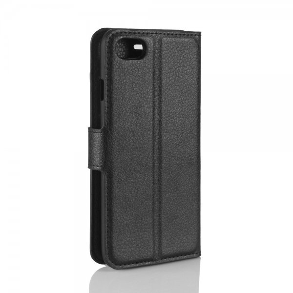 iPhone 7/8/SE Cover Litchi Black