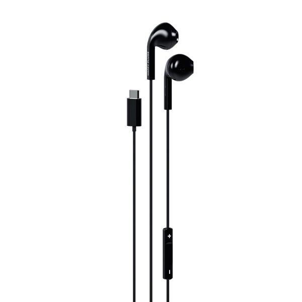 Wired Headphones USB-C Black