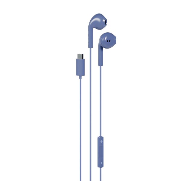 Wired Headphones USB-C Blue