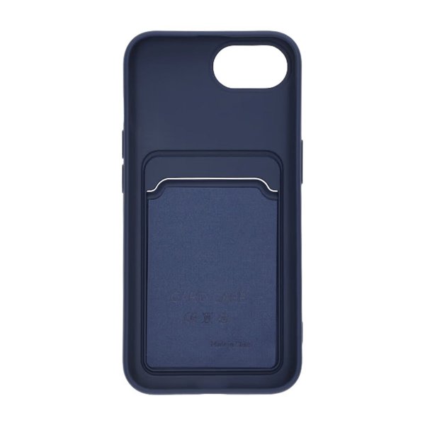 iPhone 16e/17e Case Card Holder Blue