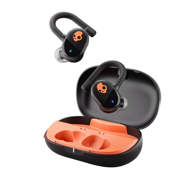 Headphones Push Play Black Orange