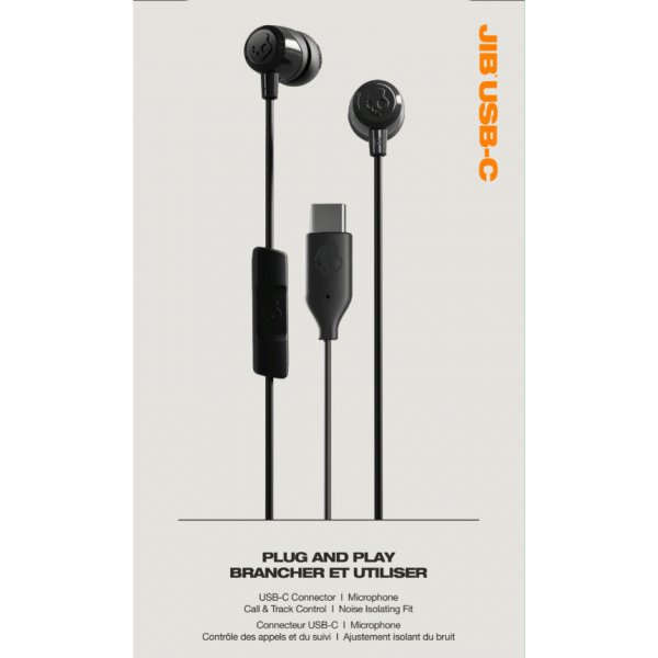 Wired Headphones JIB USB-C True Black