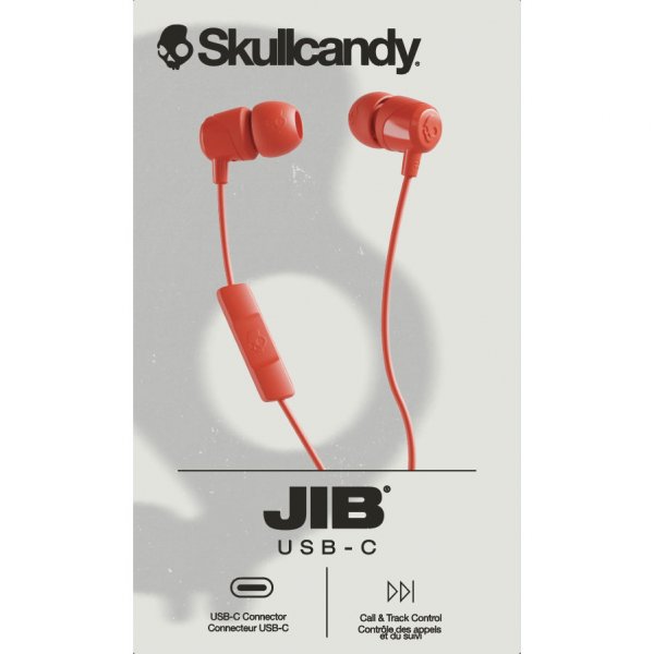 Wired Headphones JIB USB-C Red Plasma