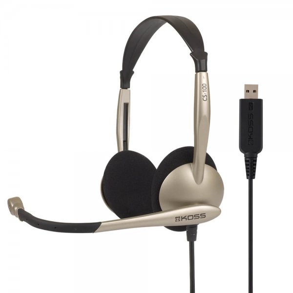 Headset CS100 On-Ear USB Gold/Black