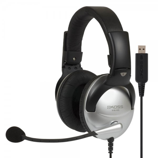 Headset SB45 USB On-Ear Silver/Black