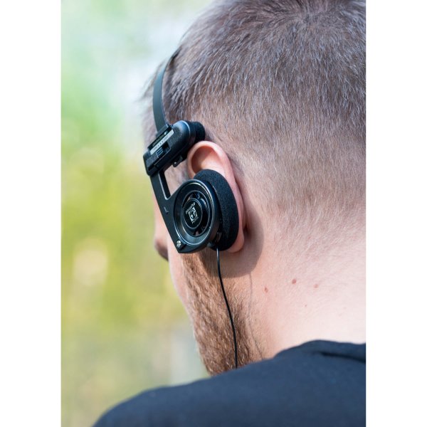 Headphones PortaPro 3.0 On-Ear Mic Remote Dark Master