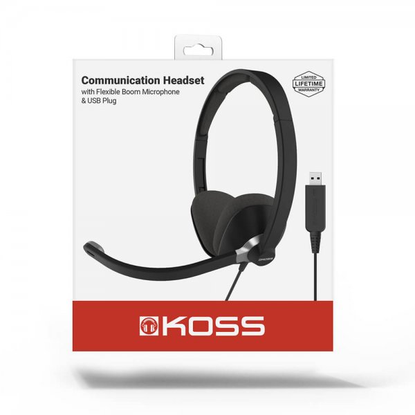 Headset CS300 On-Ear USB Black