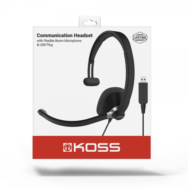 Headset CS295 Mono On-Ear Mic USB Black