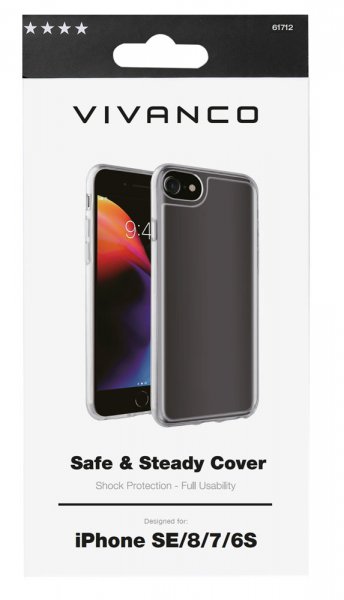 iPhone 6/6S/7/8/SE Case Safe & Steady Transparent