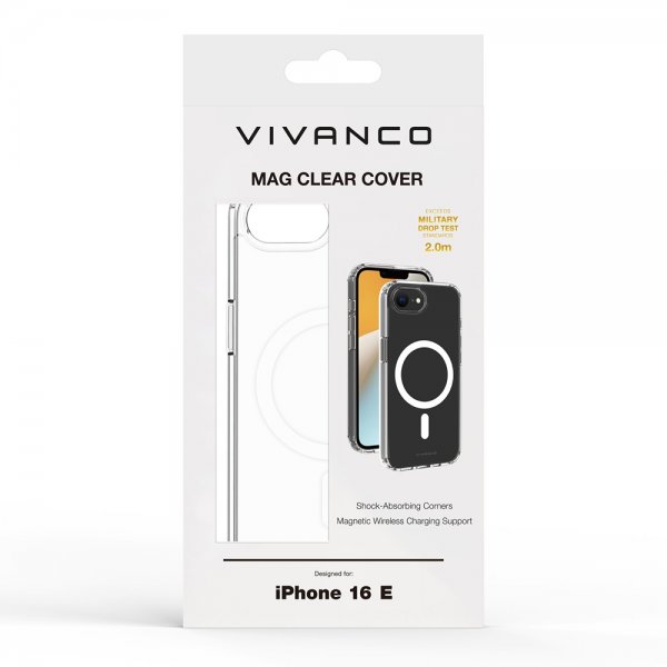 iPhone 16e/17e Case Mag Clear Transparent
