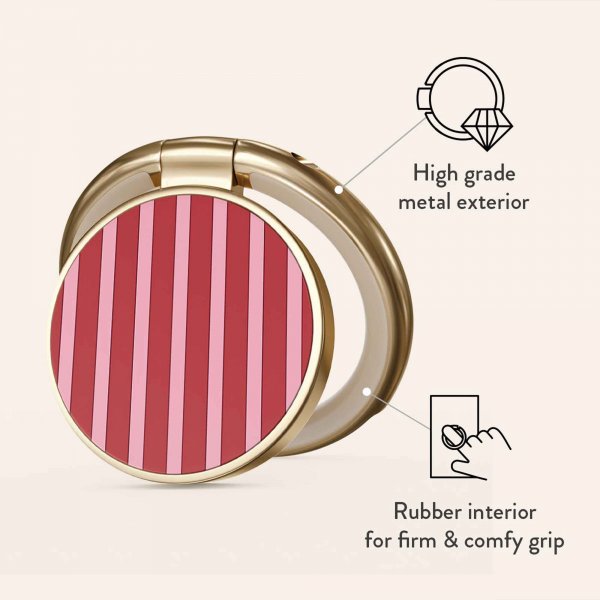 Holder Phone Ring Strawberry Jam