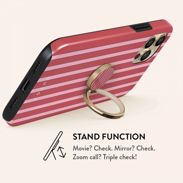 Holder Phone Ring Strawberry Jam
