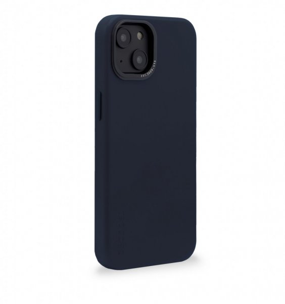 iPhone 14 Plus Case Leather Backcover Navy