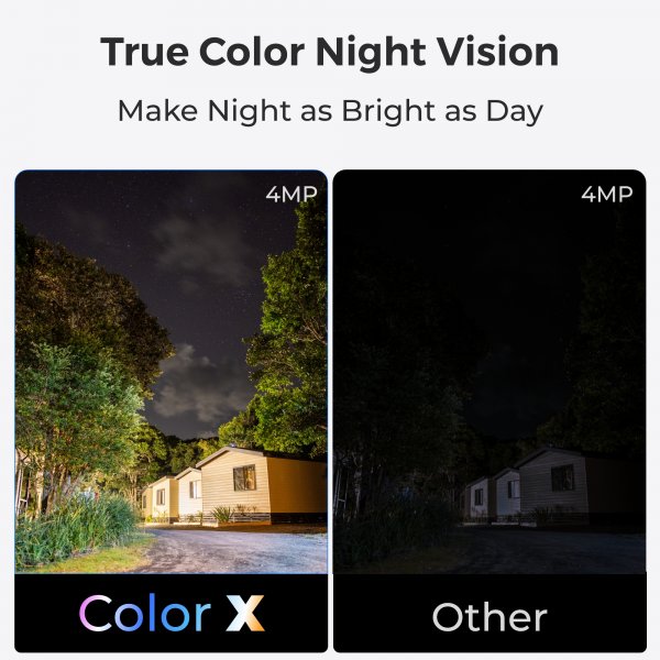 CX810 PoE camera Outdoor 4K ColorX Night Vision