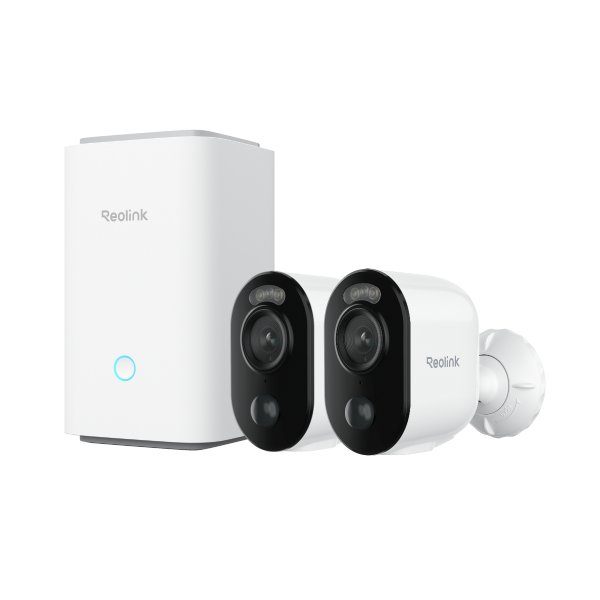 Home Hub with 2xArgus 3E Wireless surveillance system