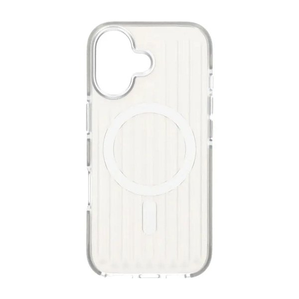 iPhone 17 Case Corrugated MagSafe Silver