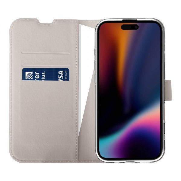 iPhone 17 Cover Classic Wallet Greige