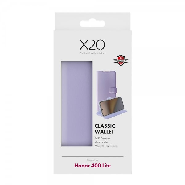 Honor 400 Lite Cover Classic Wallet Lavender