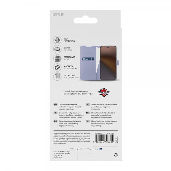 Honor 400 Lite Cover Classic Wallet Lavender