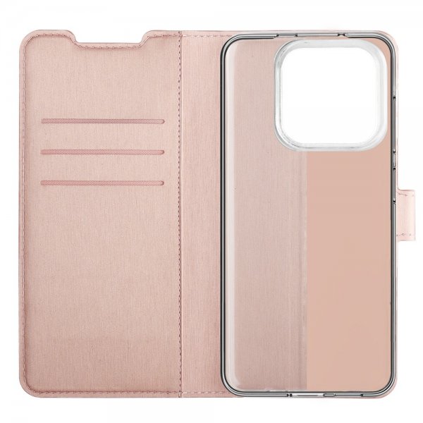 OnePlus 15 Cover Classic Wallet Rose gold