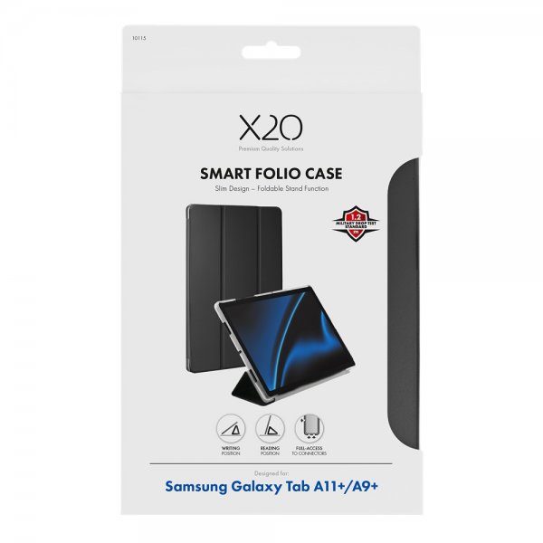 Samsung Galaxy Tab A9 Plus/Galaxy Tab A11 Plus Cover Smart Folio Black