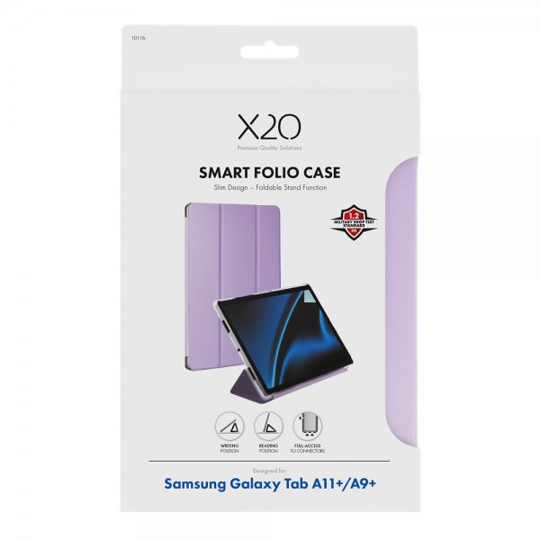 Samsung Galaxy Tab A9 Plus/Galaxy Tab A11 Plus Cover Smart Folio Purple