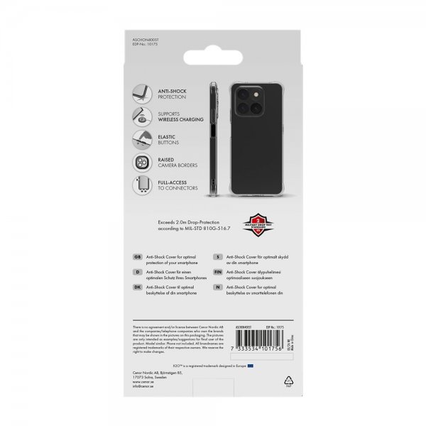 Honor 400 Smart Case Anti-Shock Transparent