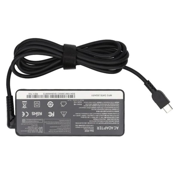 Power adapter and charger for Lenovo 65W USB-C