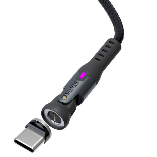 Cable 360 Pro USB-C/LIghtning/Micro-USB 1m Black