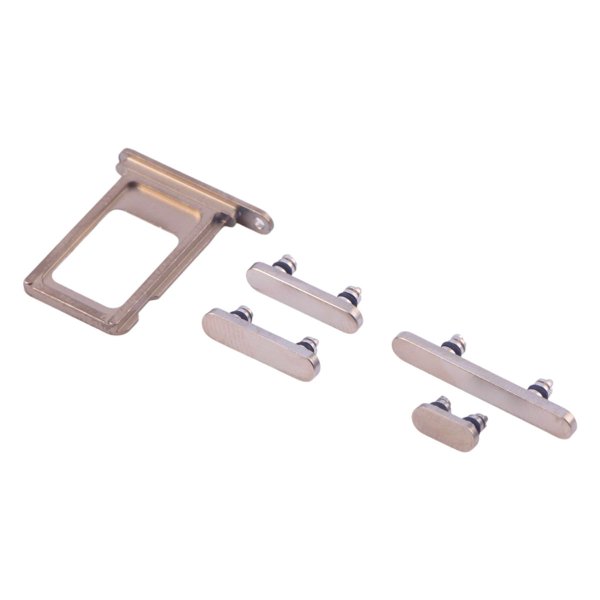 Buttons and SIM card holders for iPhone 16 Pro and 16 Pro Max - sand-colored titanium