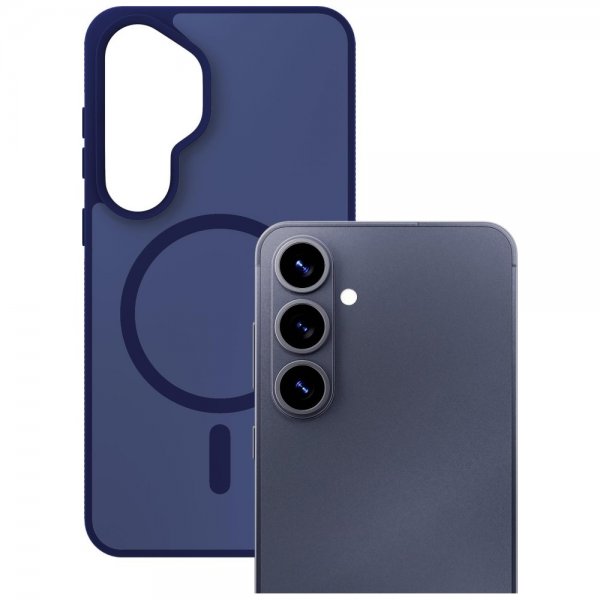 Samsung Galaxy S26 Case Smoke MagCase Blue