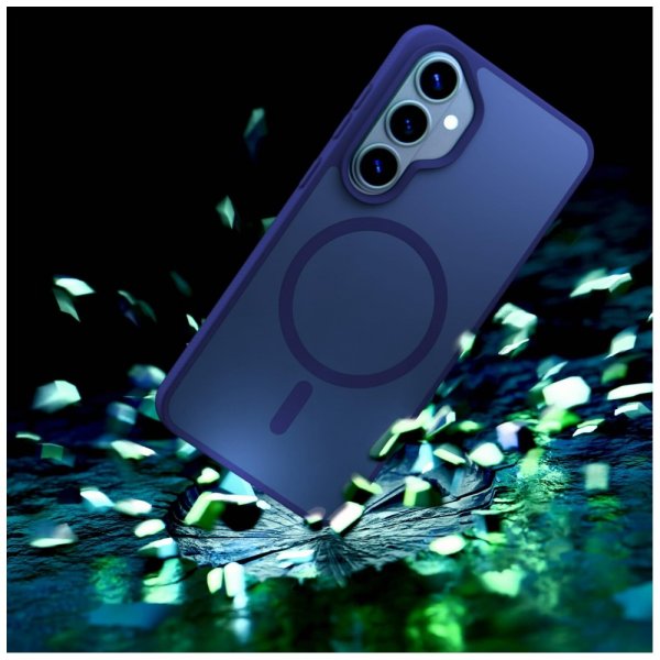 Samsung Galaxy S26 Case Smoke MagCase Blue