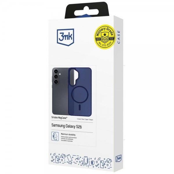 Samsung Galaxy S26 Case Smoke MagCase Blue