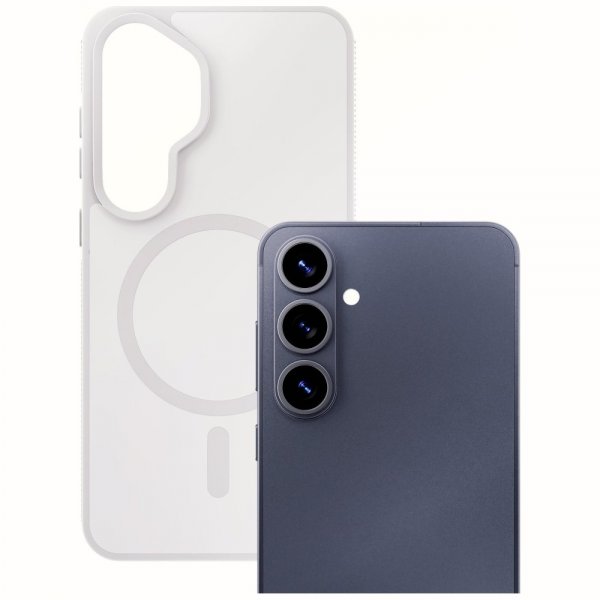 Samsung Galaxy S26 Case Smoke MagCase White