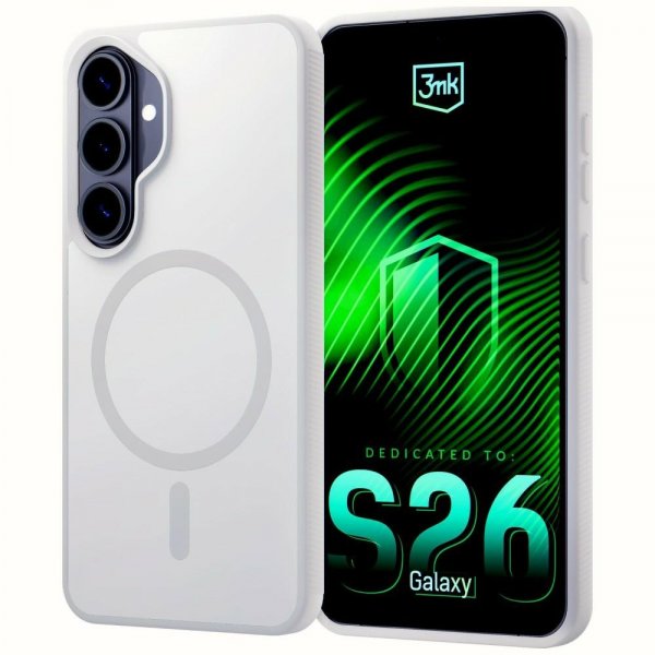 Samsung Galaxy S26 Case Smoke MagCase White