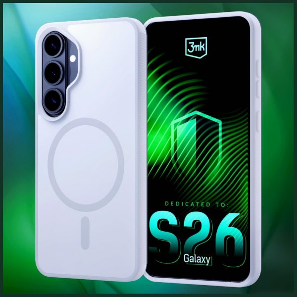 Samsung Galaxy S26 Case Smoke MagCase White