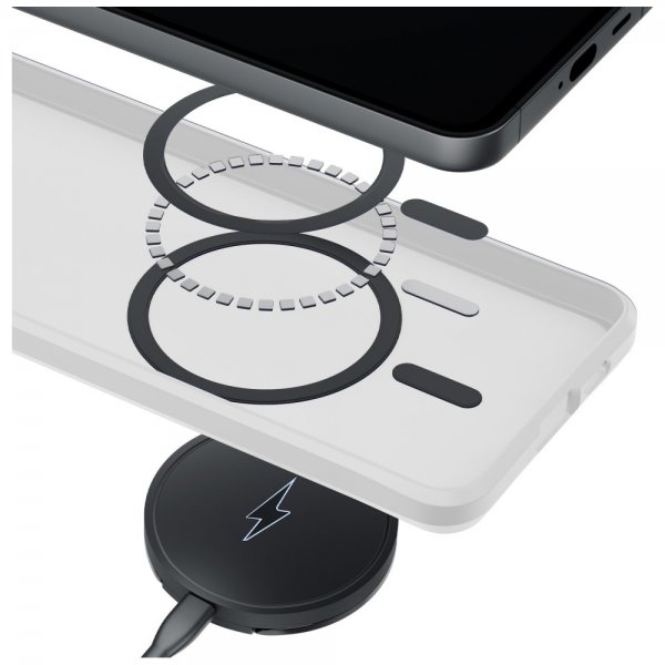 Samsung Galaxy S26 Case Smoke MagCase White