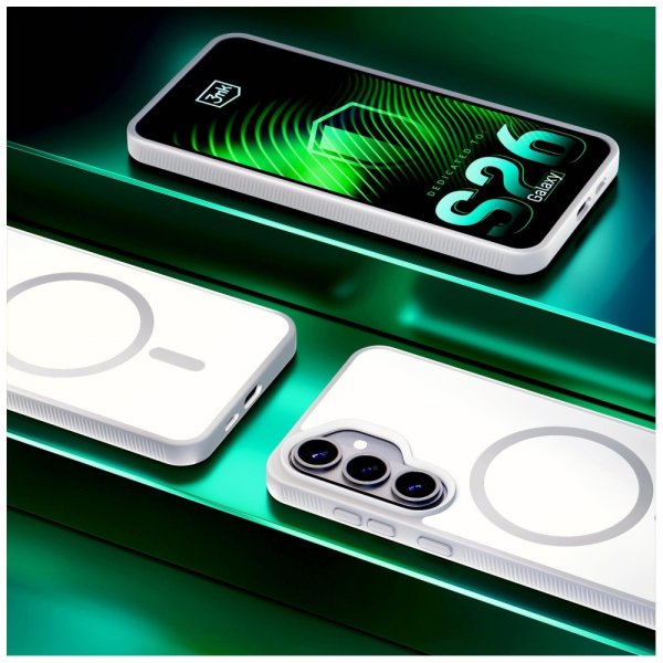 Samsung Galaxy S26 Case Smoke MagCase White