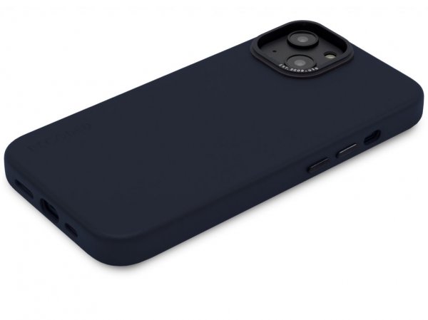 iPhone 14 Plus Case Leather Backcover Navy