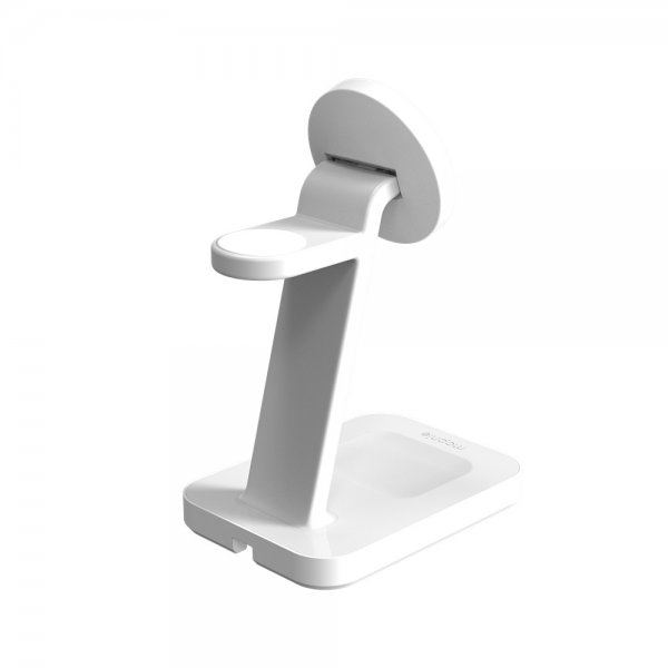 Snap+ 3-in-1 Wireless Charge Stand Qi2 MagSafe White