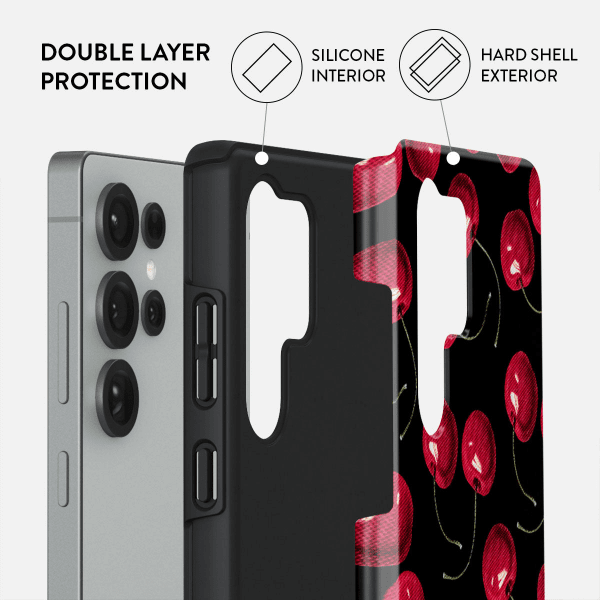 Samsung Galaxy S25 Case Tough Cherrybomb
