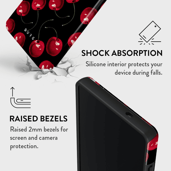 Samsung Galaxy S25 Case Tough Cherrybomb