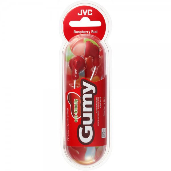 Headphones F14 Gumy In-Ear Red