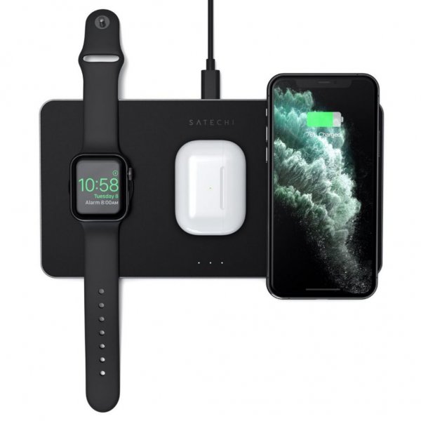 Trio Wireless Charger Apple Watch Airpods and Mobile Phone