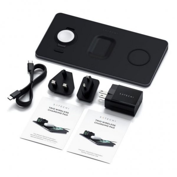 Trio Wireless Charger Apple Watch Airpods and Mobile Phone