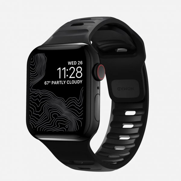 Apple Watch 44/45/46mm/Apple Watch Ultra Band Sport Band Black