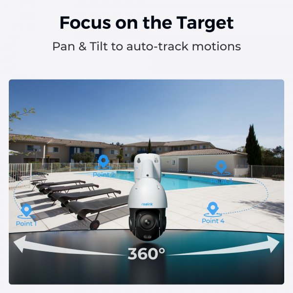 P840 Smart 4K PoE camera Pan/Tilt/Zoom