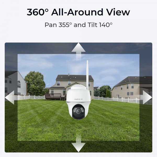 Argus PT Ultra (B440) 4K Outdoor Camera with Battery and Wi-Fi