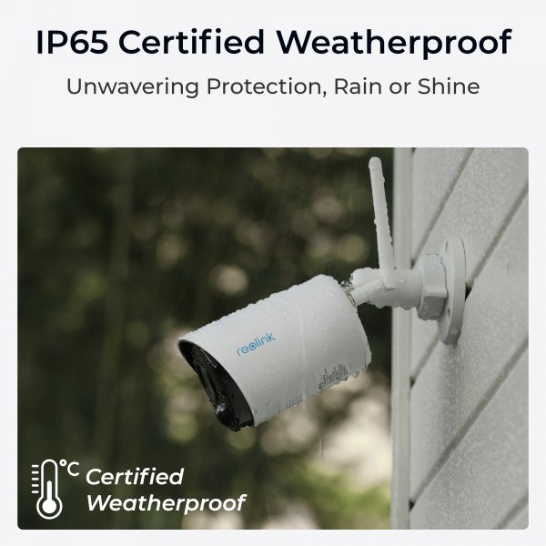 Argus Eco (B320) Battery-powered Wi-Fi camera for outdoor use.