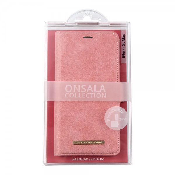 iPhone Xs Max Cover Fashion Edition Detachable Case Dusty Pink
